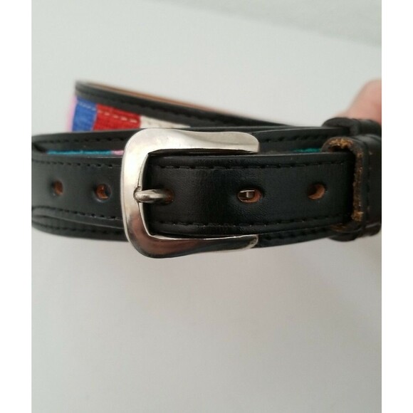 Circle Of Yoakum Leather Belt, 38" Length. - Picture 3 of 8